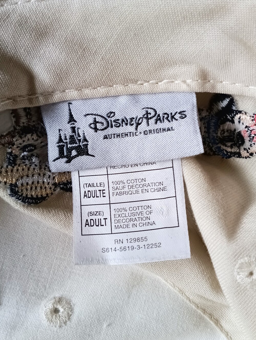 š¤ LOT 2 Disney Parks Mickey Through The Years Embroidered Baseball Cap Hat - Picture 14 of 16